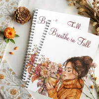 Breathe in Fall Spiral Photo Notebook