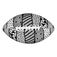 Black and white - modern pattern football