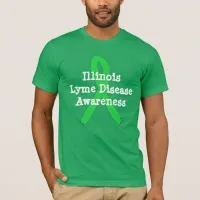 Lyme Disease Awareness Shirt for Illinois Lymie