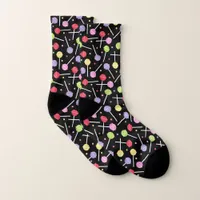 Lollipops Sweet Candy Lover Candies Pattern Socks