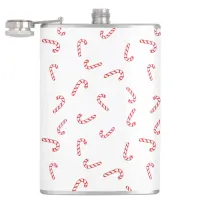 Candy Cane Christmas Flask