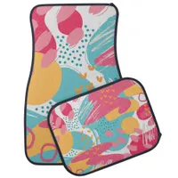 Colorful Abstract Car Floor Mat