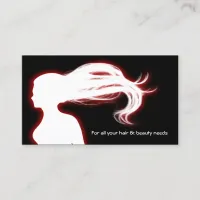 red Hair Salon businesscards Business Card