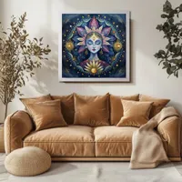 Midnight Boho Goddess Poster