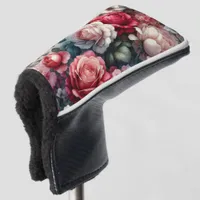 Timeless Rose Floral Charm Golf Head Cover