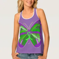 Lyme Disease Awareness Purple Butterfly Shirt