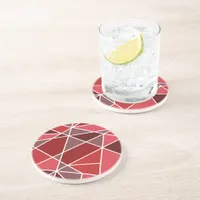 Elegant Geometrical Wedding Coaster