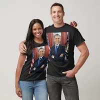 President Barack Obama 2nd Term Official Portrait T-Shirt