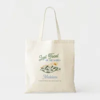 Last Toast On The Slope Skiing Winter BACH Weekend Tote Bag