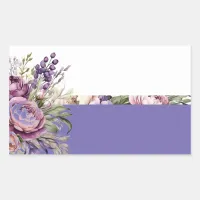 Purple Cottage Floral Present Sticker