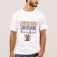 Born In The Boot Mardi Gras T-Shirt