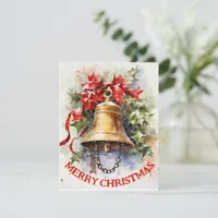 Vintage Bell - Christmas Card