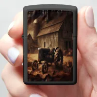 Rustic Tractor Dreams Zippo Lighter