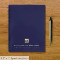 Branded Notebook with Company Monogram