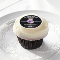 Customizable Disco Wedding Edible Frosting Rounds