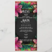 Blossoming Romance: A Full Floral Wedding Theme Menu