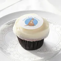 Kangaroo Joey Baby Boy Blue Shower Edible Frosting Rounds