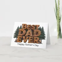 *~* AP86 Best DaD Ever Photo  Father's Day Card