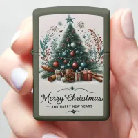 Sparkling Christmas Wishes Zippo Lighter