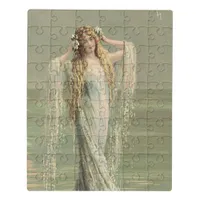 Gorgeous Vintage Sea Goddess Jigsaw Puzzle