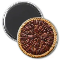 Yummy Pecan Pie Food Magnet