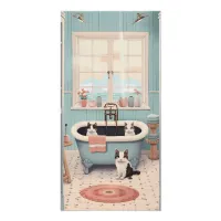 Cute Retro Cats and Kittens in the Bath Poster