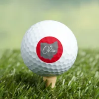 Ohio Buckeye Proud Golf Balls