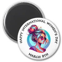 Happy International Women's Day | March 8th Magnet