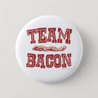 Team Bacon Fun Breakfast Life Art Button