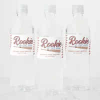 Rookie of the Year Baseball 1st Birthday Party Water Bottle Label