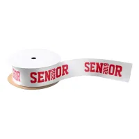 Graduation Senior Block Letter Class of 2019 Satin Ribbon