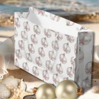 Pink Sea Star Ornament Pattern Gift Bag