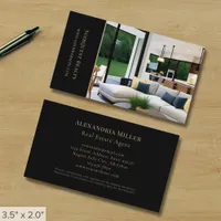 Elegant Custom Photo Business Card