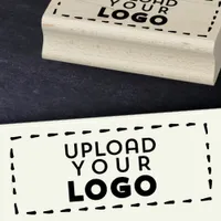 Small Business Logo Custom Rubber Wooden Stamp