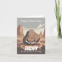 Rock-Solid Dad: A Father's Day Tribute Card