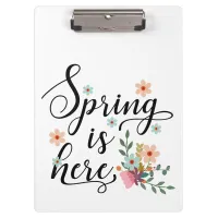 spring is here clipboard