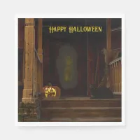 Spooky Haunted House Porch Napkins