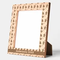 Gingerbread Man, Christmas Tree, Hearts, Name 8x10 Etched Frames