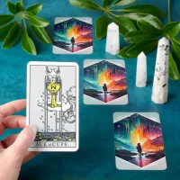 Starry Night Wanderlust: Whimsical Adventure Tarot