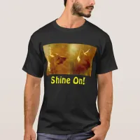 Shine On Me German Shepherd Black & Tan Two Views T-Shirt