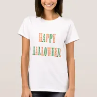 Halloween Festival Text Ladies T-Shirt