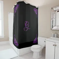 Romantic, Vintage Personalized Shower Curtain