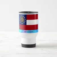 Georgia State Flag Travel Mug