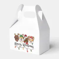 Merry Woofmas Typography Favor Box