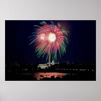 Fireworks in DC Poster