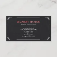 Elegant Floral Business Cards