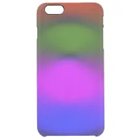 Neon of Blue, Purple, Green & Orange Uncommon iPhone Case