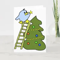 Christmas Penguin Holiday Card