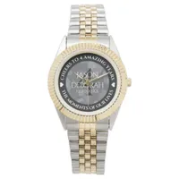 Elegant 4th Linen Wedding Anniversary Celebration Watch