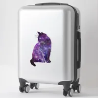 Purple Space Cat Sticker